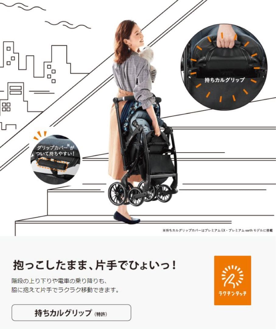 スゴカルSwitch plus エッグショック XL コンビ製ベビーカー