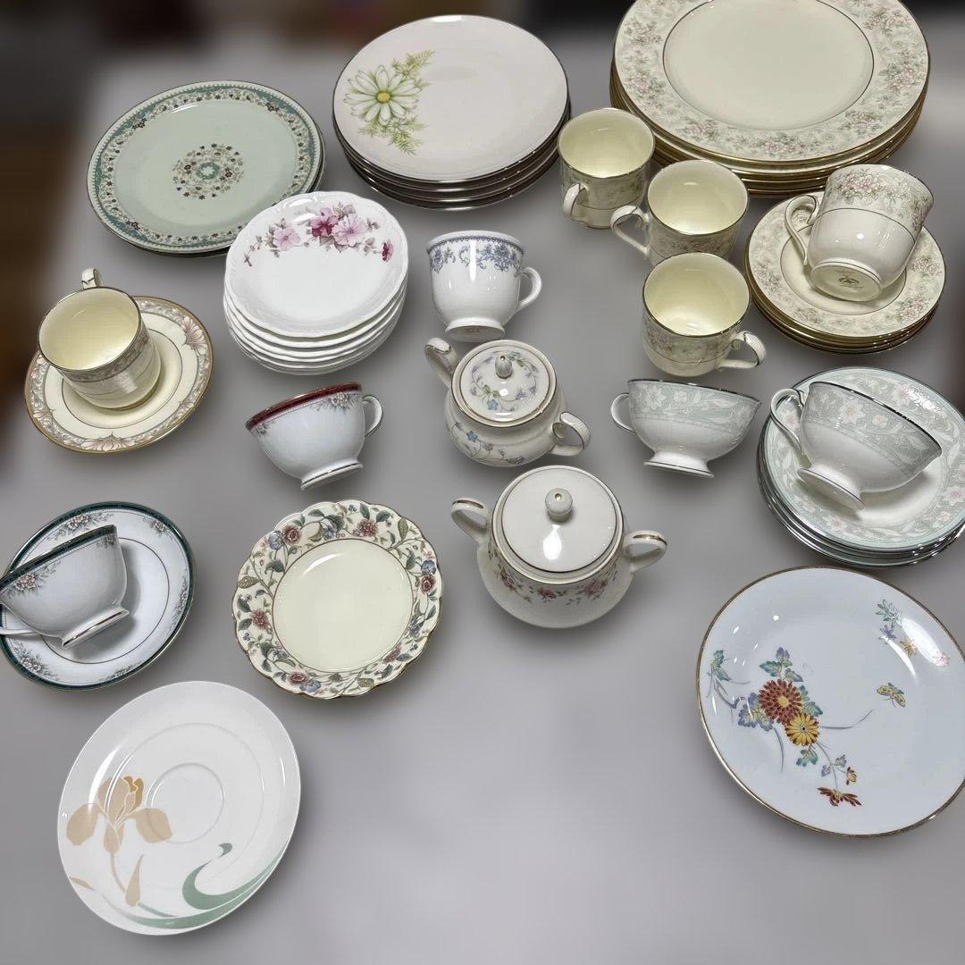 洋食器　Noritake シュガーポット プレートソーサー 42点まとめ