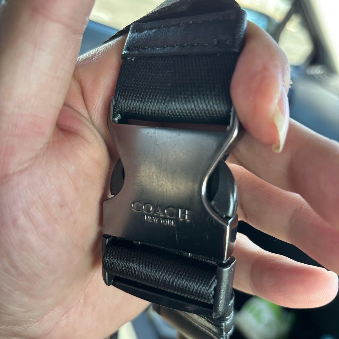 COACH GUANG YU コラボ シグネチャー ボディバッグ