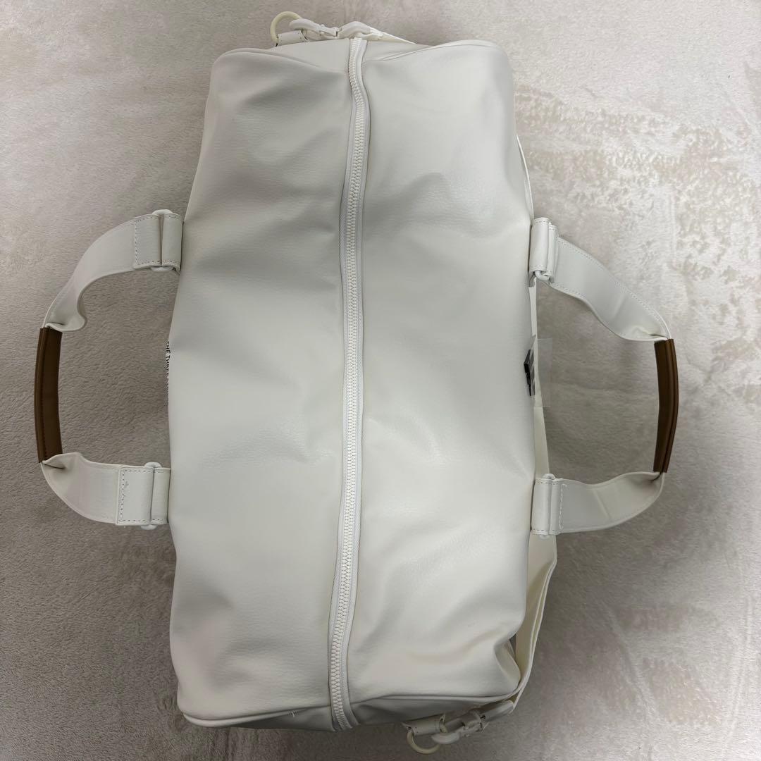 未使用adidas Golfアディダスゴルフ 合成皮革 ボストンバッグ　ベージュ