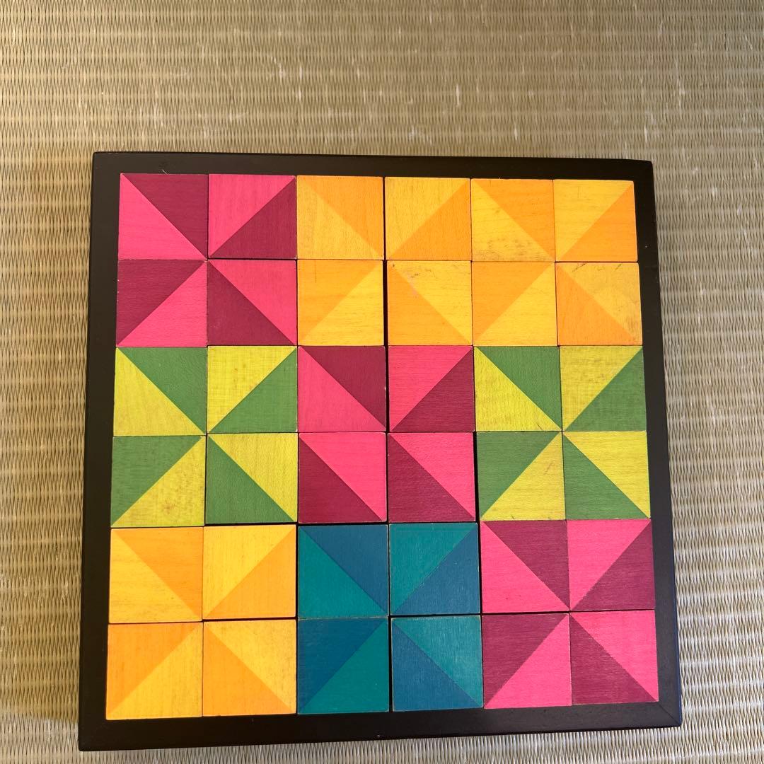 Mosaik 知育玩具 木製 多色