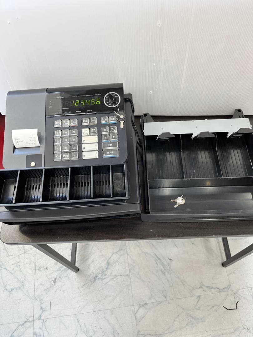 人気の黒　簡単レジ 感熱紙カシオ SE-S10(黒)レジスター 8部門