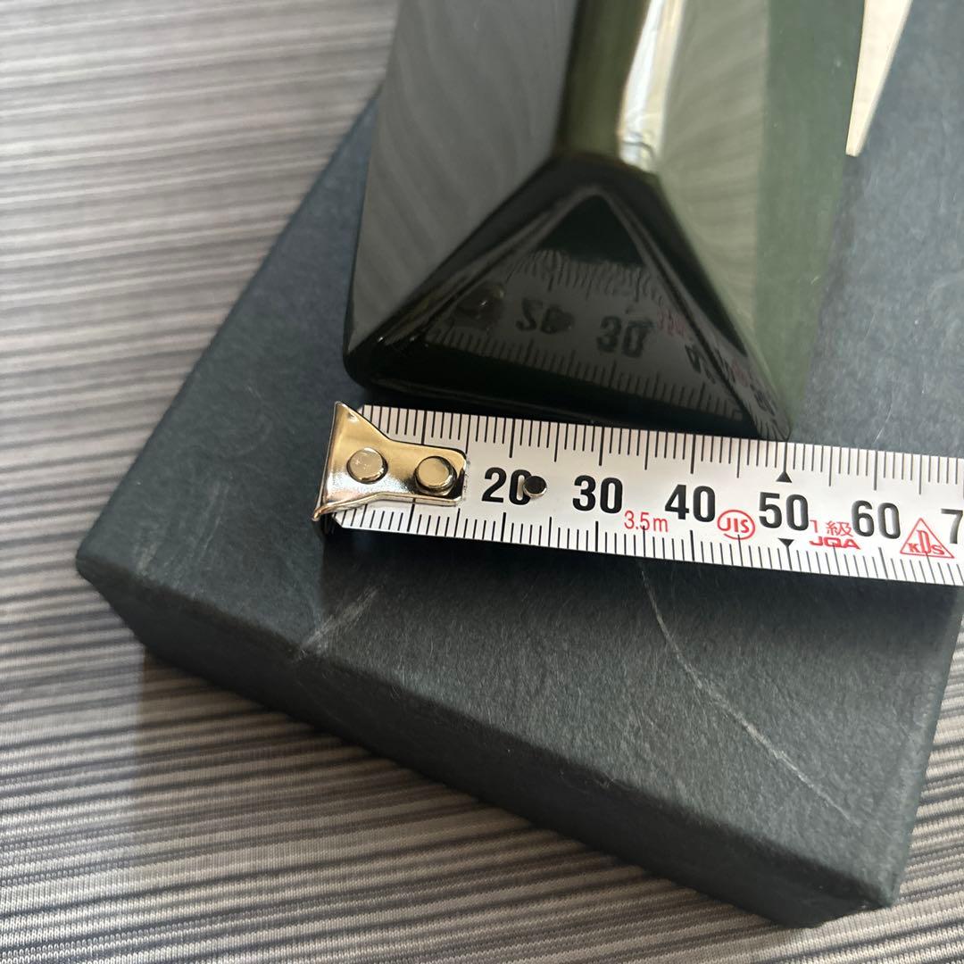 輪島塗　三角形　花瓶　花器　モダン　25㎝