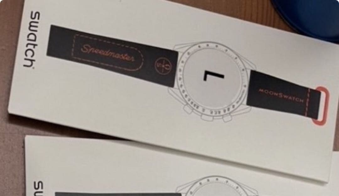 Swatch MoonSwatch ラバーベルト BLACK/ORANGE