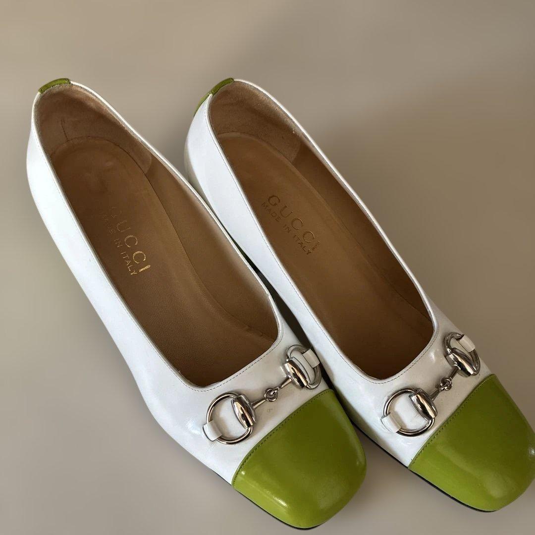 GUCCI グッチ　パンプス　エナメル　ホースビット 24.5