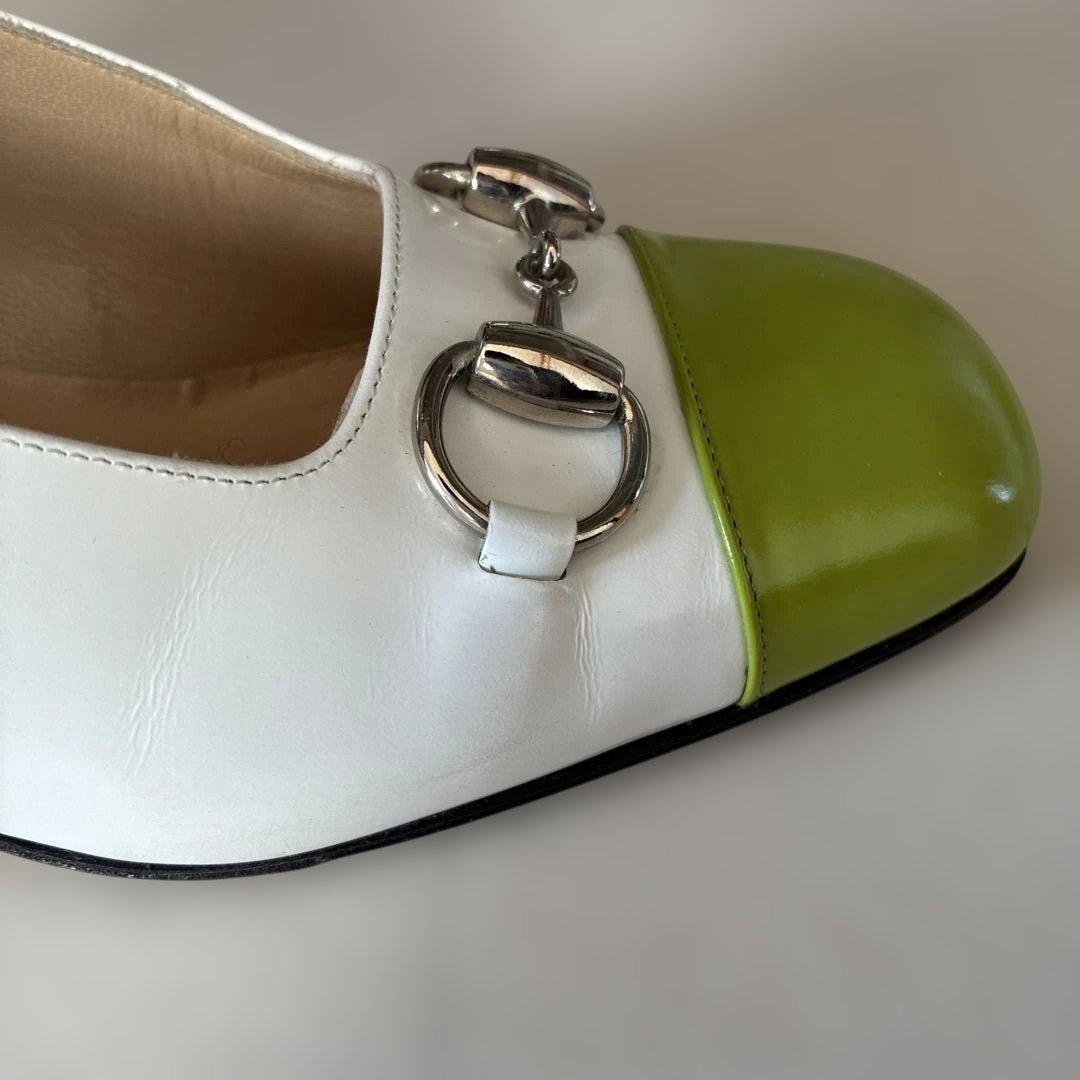 GUCCI グッチ　パンプス　エナメル　ホースビット 24.5