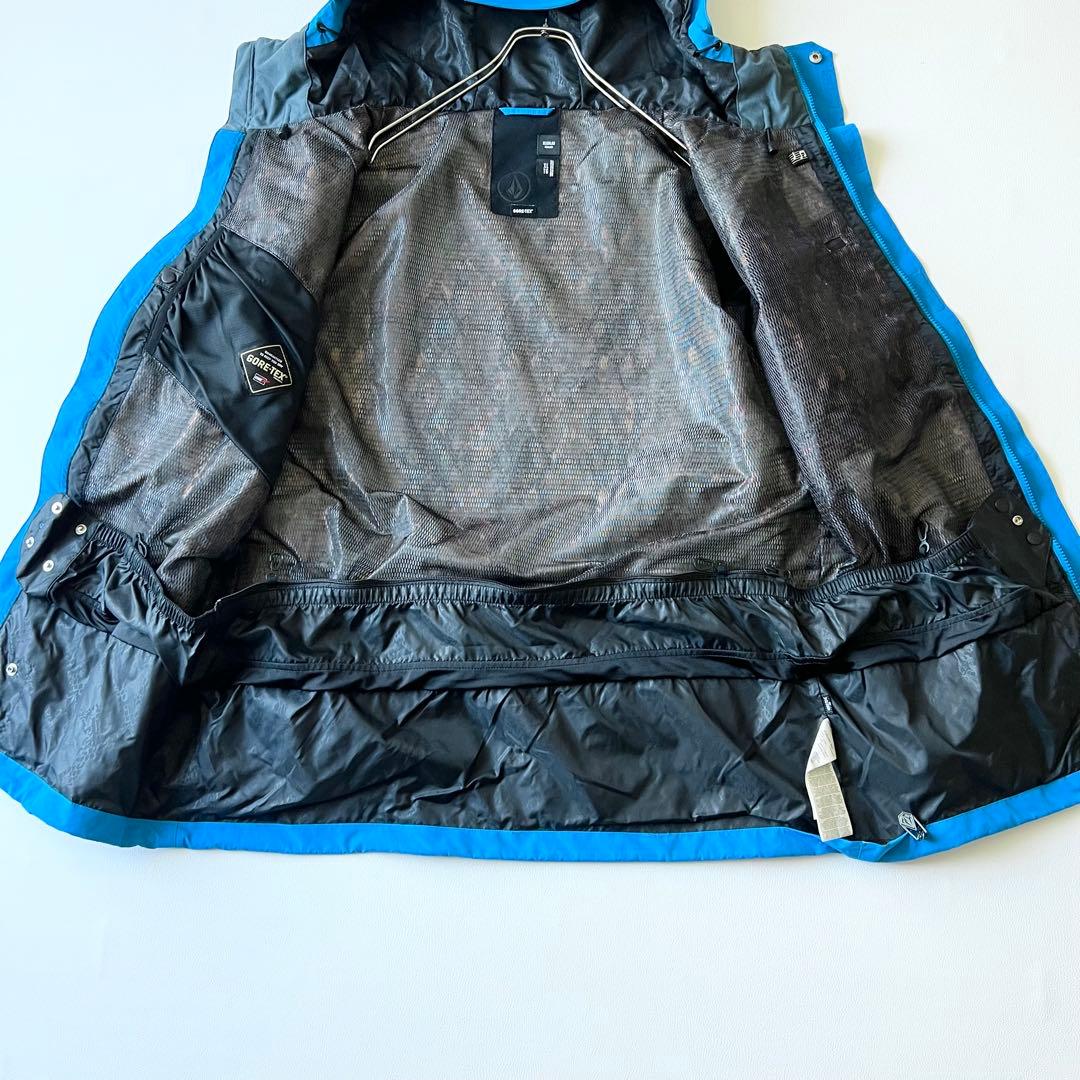 3257【タグ付き】ボルコム　ジャケット ゴアテックス メンズ　青　XL　スノボ