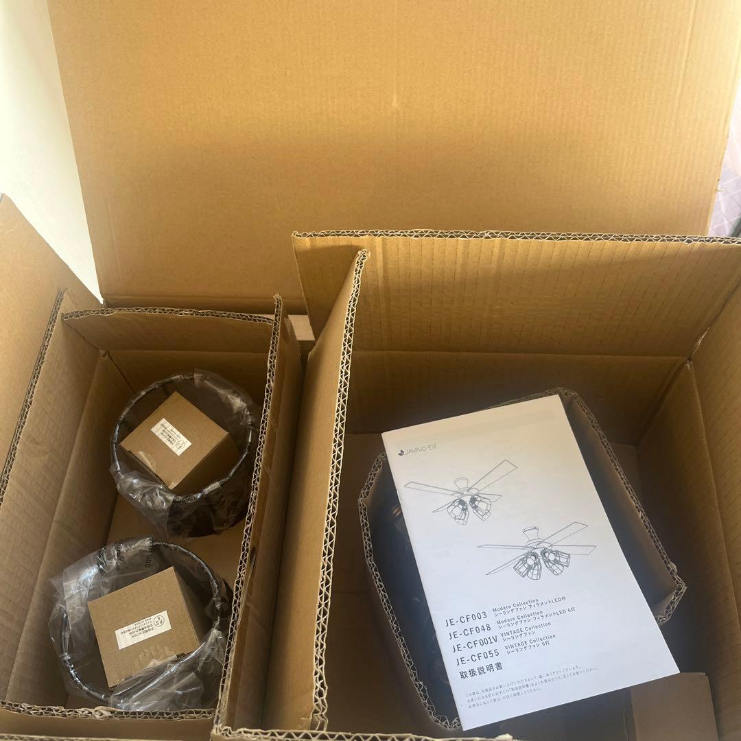 【開封済み未使用品】JAVALO ELF シーリングファン JE-CF001V