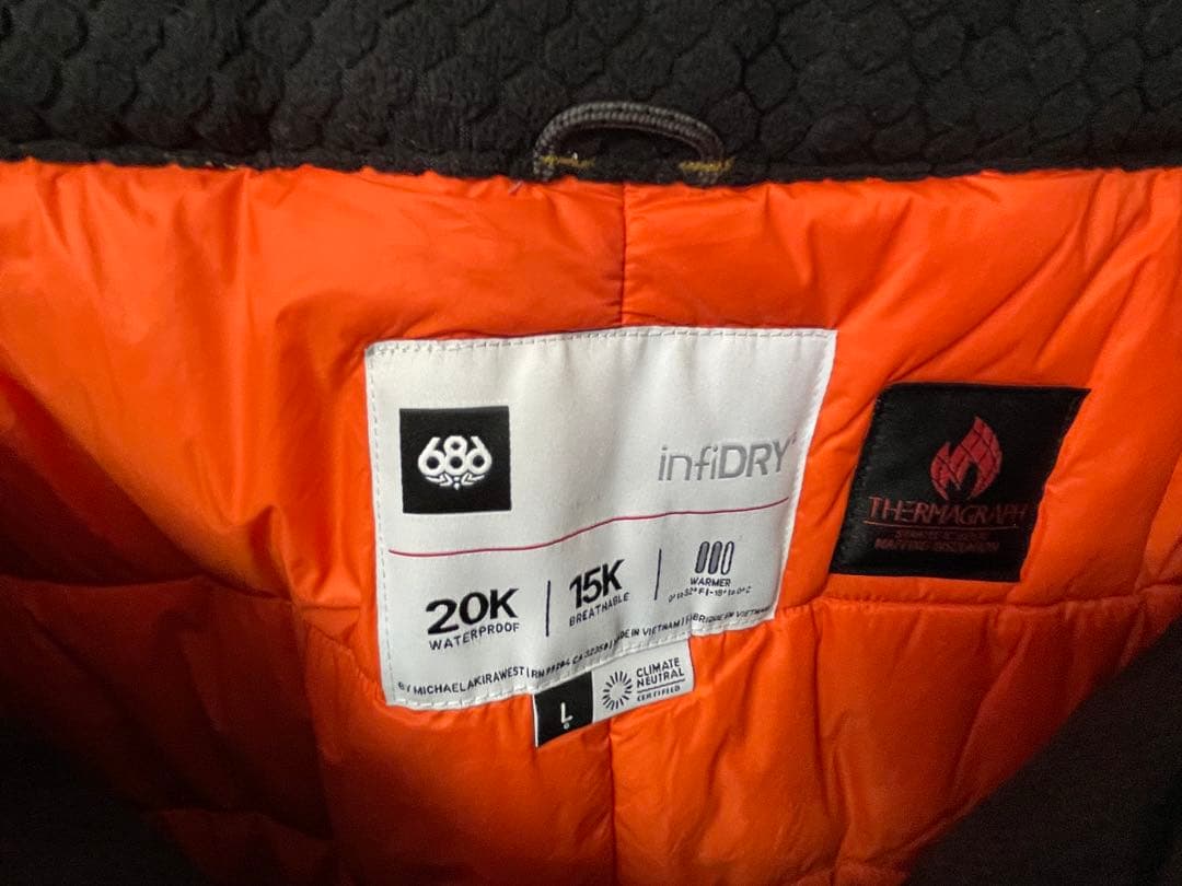 新品タグ付　686 パンツ　シックスエイトシックス　スノーボード