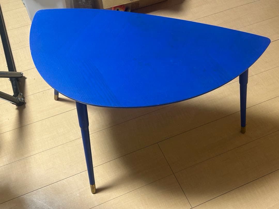 イケア廃盤 ブルー IKEA LÖVBACKEN ローヴバッケン サイドテーブル