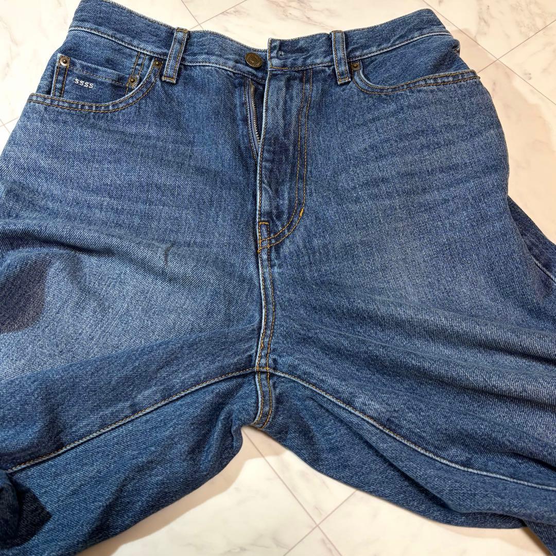 美品 スピックアンドスパン ルーズデニム 佐藤栞里 コラボ ジーンズ 36