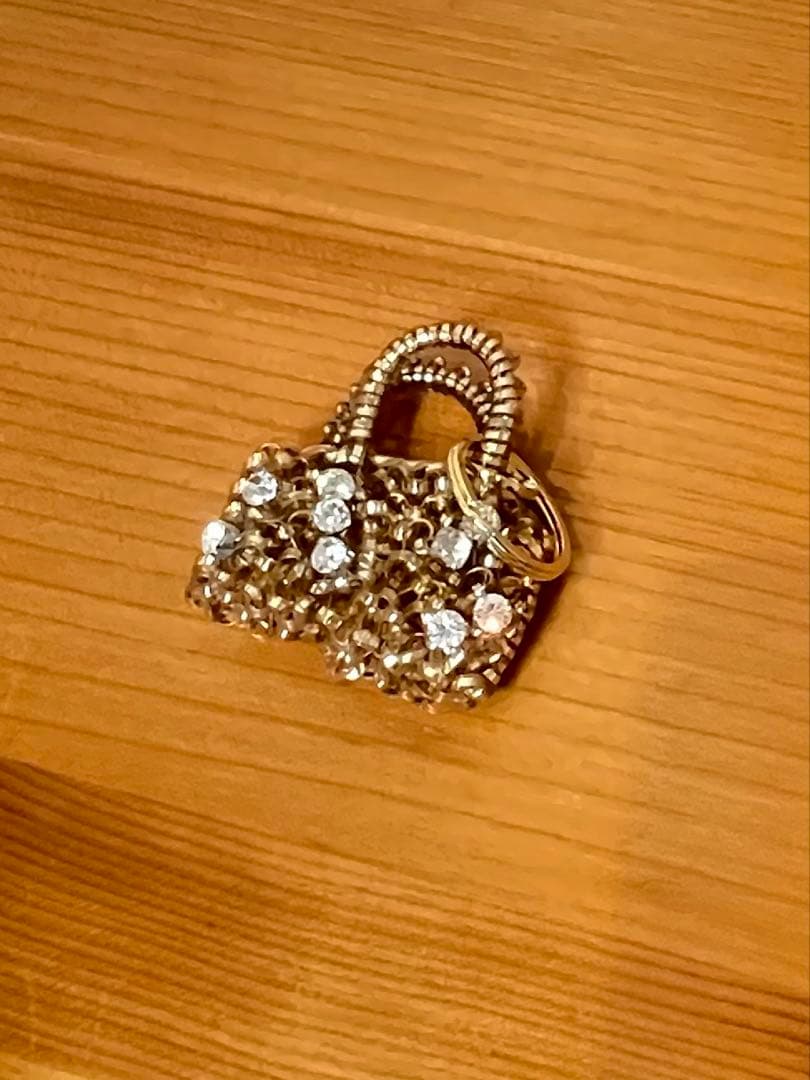 アンテプリマ チャーム バッグ ラインストーン クリスタル キーホルダー