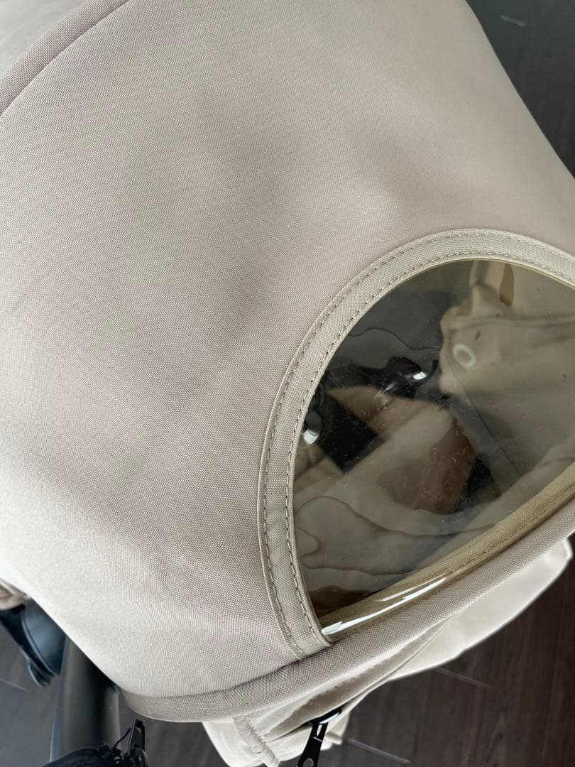 ベージュ yoyo+ 6+ ベビーカー ブラックフレーム