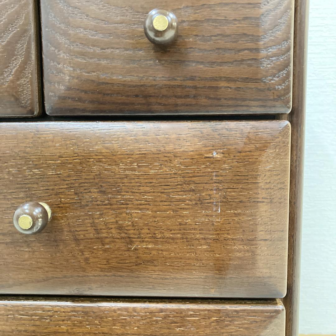 マルヨシ民芸　５段チェスト　スリムチェスト　引き出し　収納