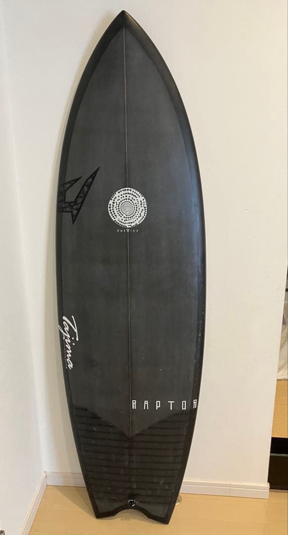 ジャスティスサーフボード　RAPTORモデル ハードケース付き　フィン無し