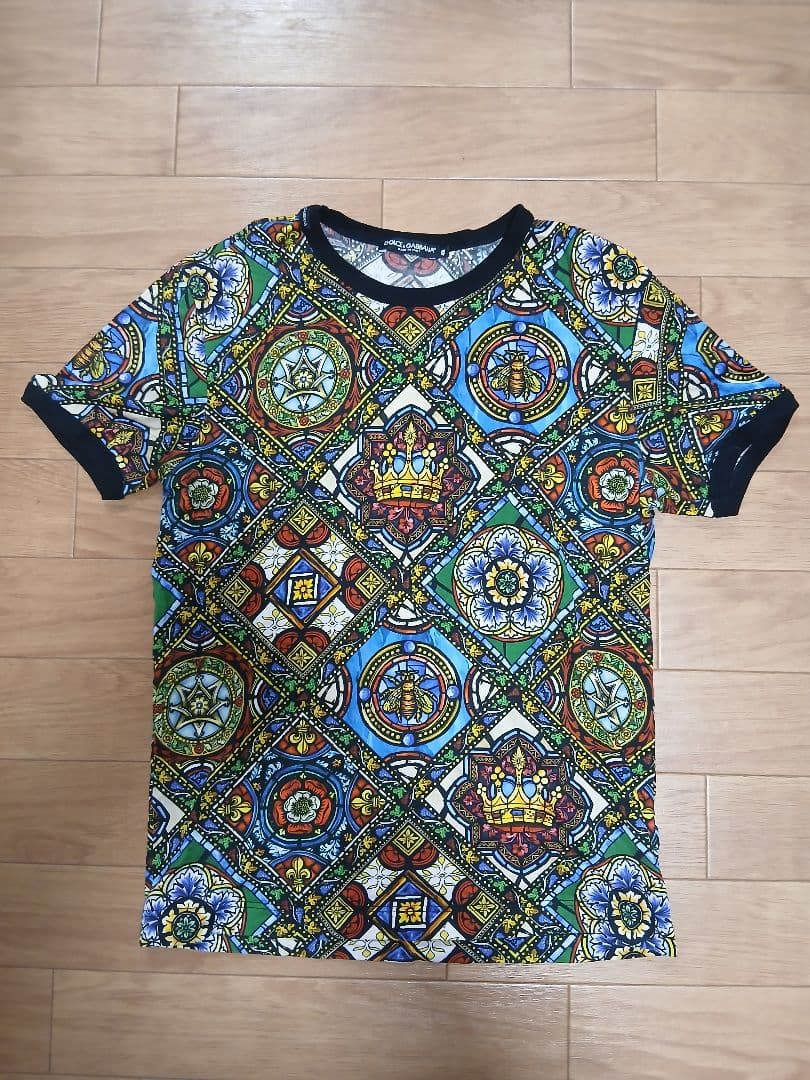 ドルチェ&ガッバーナ　カラフル幾何学模様 Tシャツ