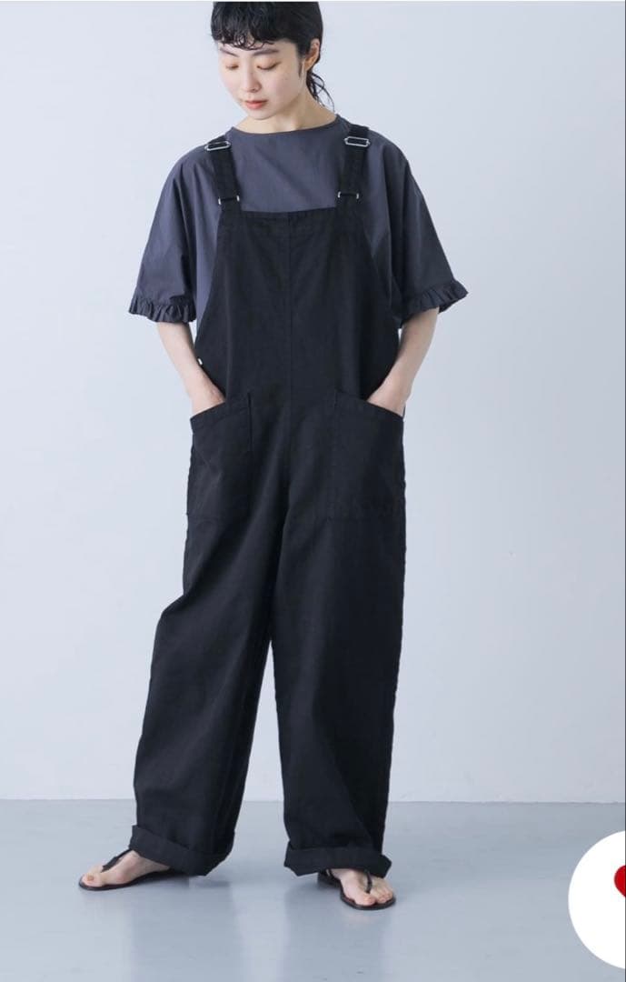 新品　かぐれ　バッククロスサロペット