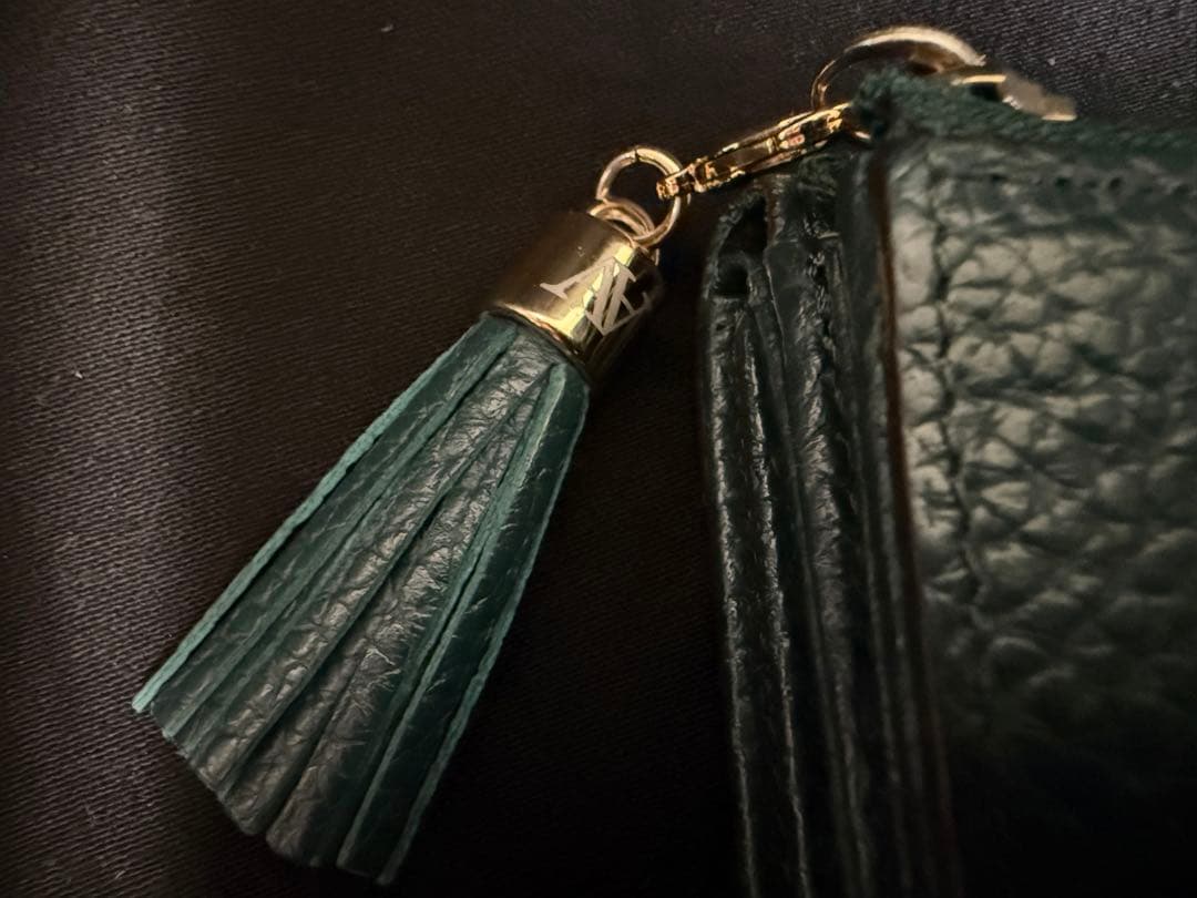 出品2/8まで！ATAO限定「ボタニカルグリーン」折財布　⭐︎waltz(ワルツ)