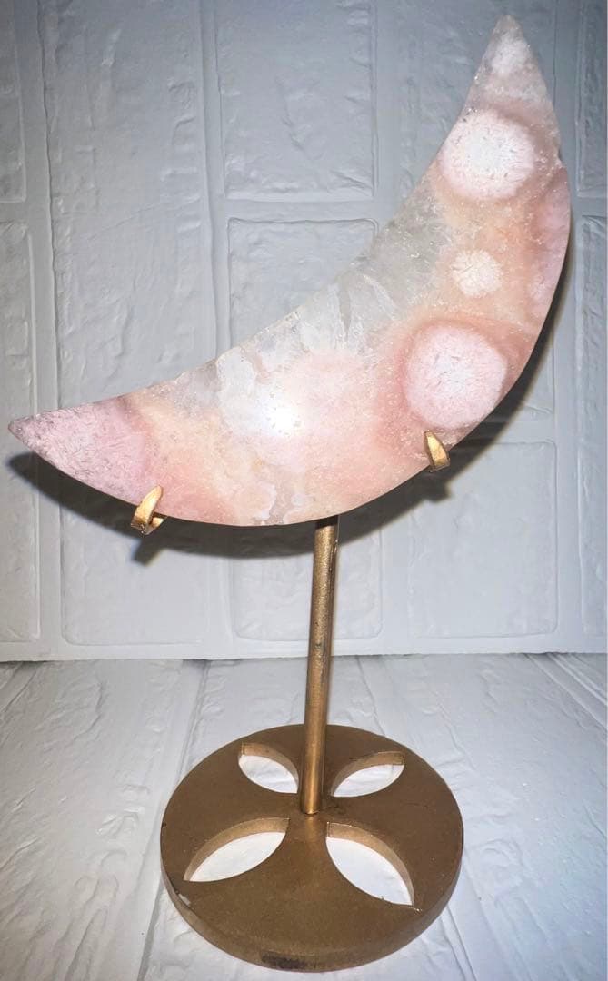 G⭐️月⭐️ピンク桜瑪瑙⭐️チェリーブロッサム⭐️フラワーアゲート⭐️桜瑪瑙⭐️花瑪瑙⭐️