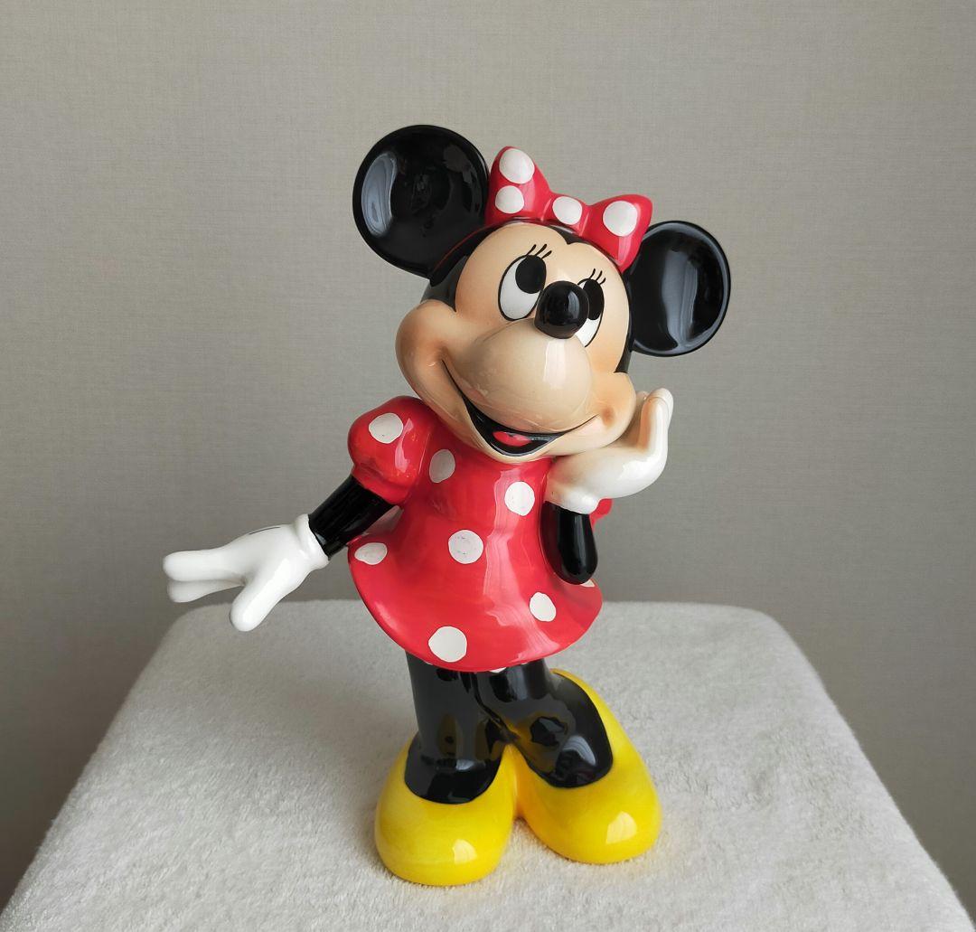 ディズニーインテリア　ミニーマウス　陶製オブジェ　置物