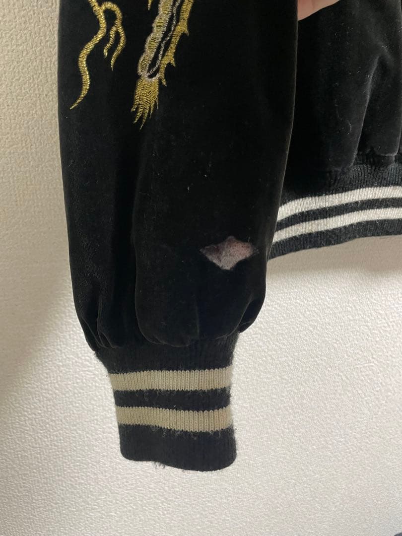 別珍 スカジャン unknown 古着 アメカジ 綿100