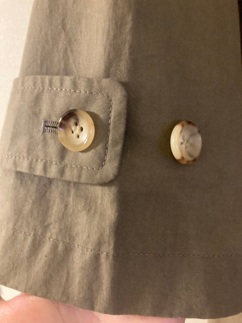 LE GLAZIK コットンツイルフレアバルマカンコート　36　ステンカラー