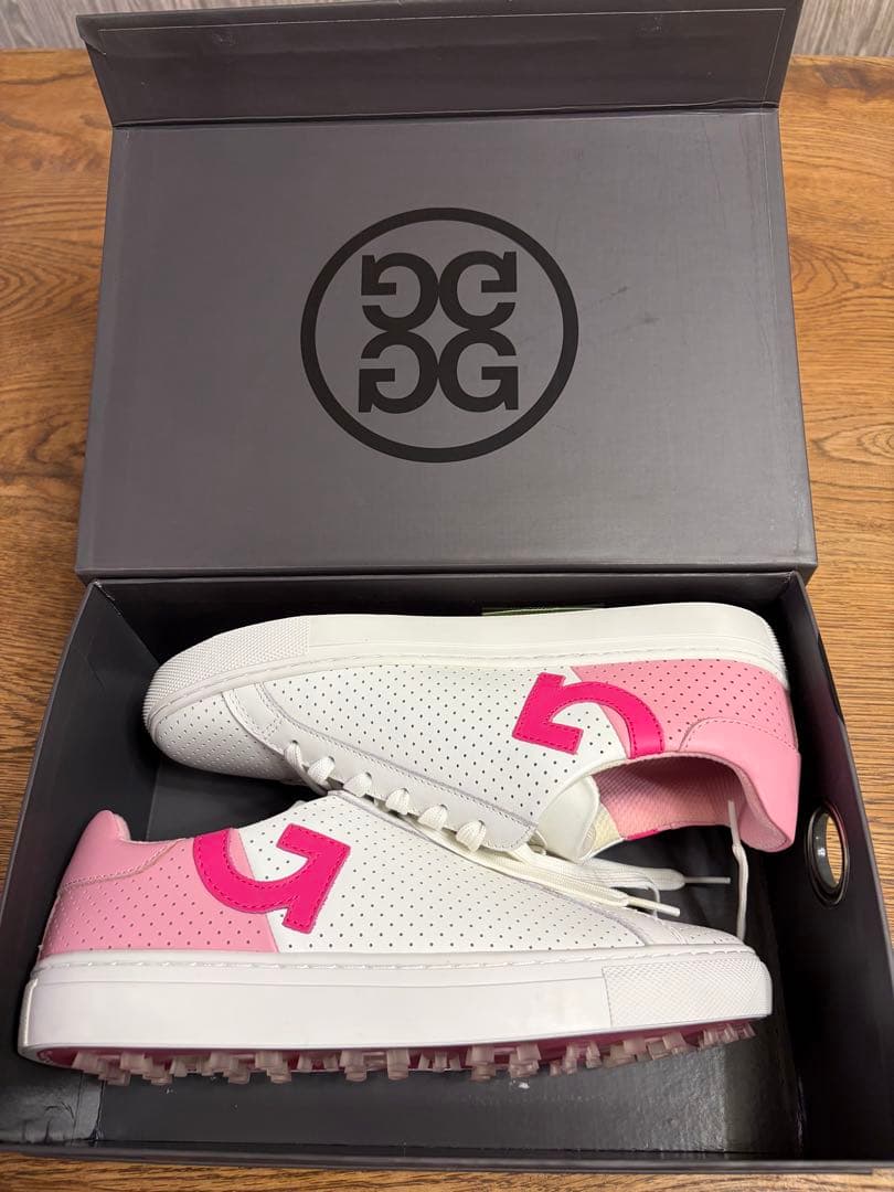 G/FORE ゴルフ用スニーカー ホワイト/ピンク