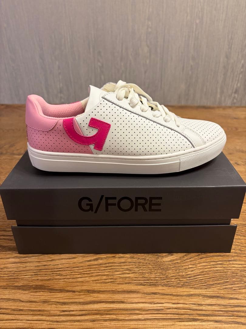 G/FORE ゴルフ用スニーカー ホワイト/ピンク