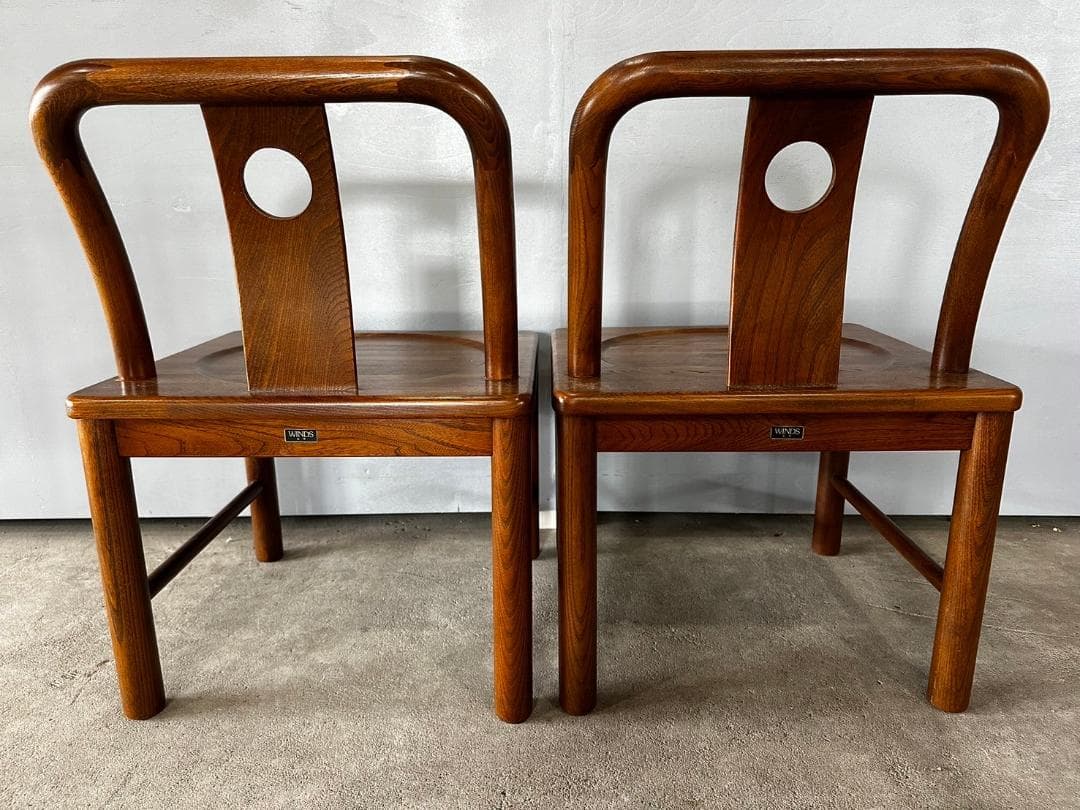 『WINDS』太平 ダイニングチェア リビングチェア チェア 椅子 2脚セット.