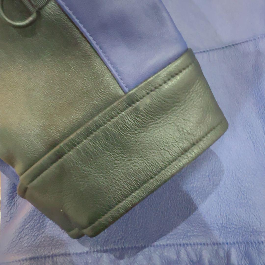 シュプリーム　ノースフェイス　レザー　マウンテンパーカ　M