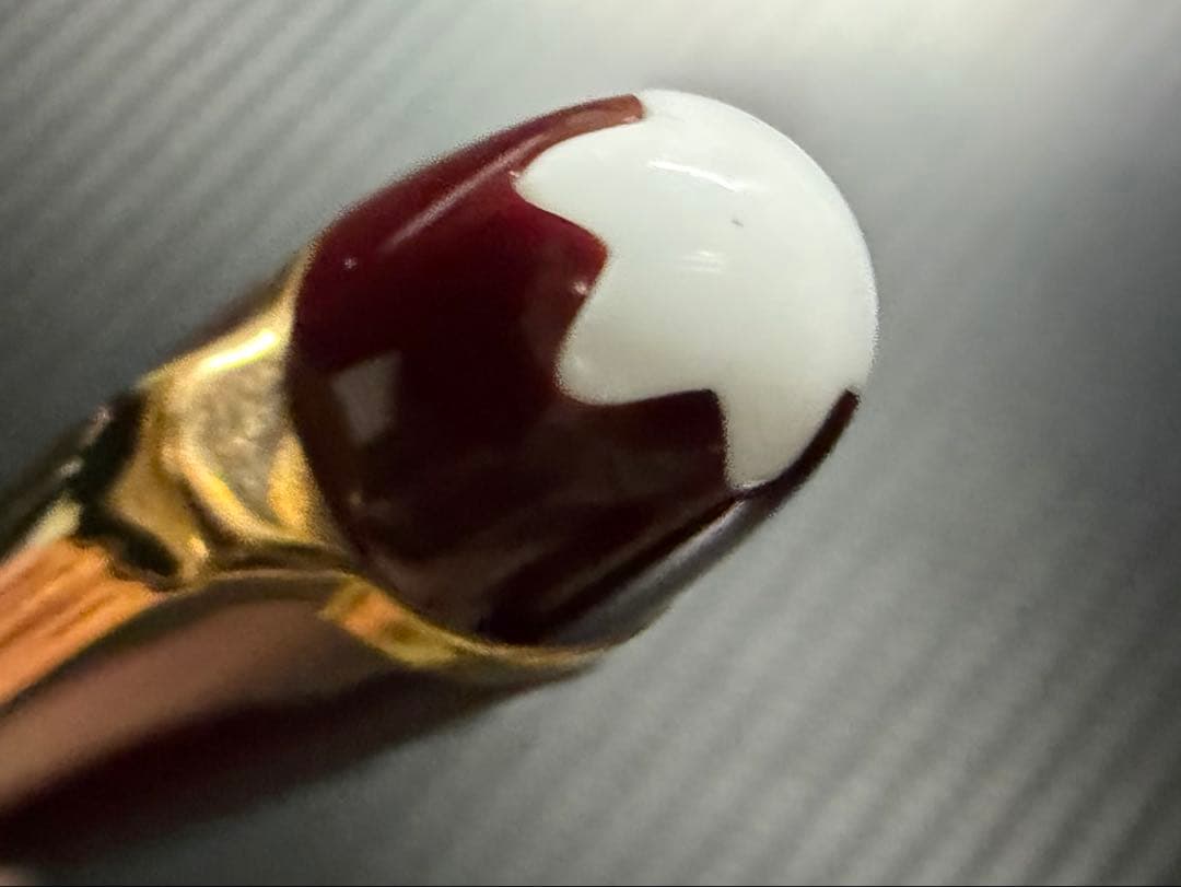 美品 エボナイト芯 モンブラン 144 ボルドー 全金 B 太字 万年筆