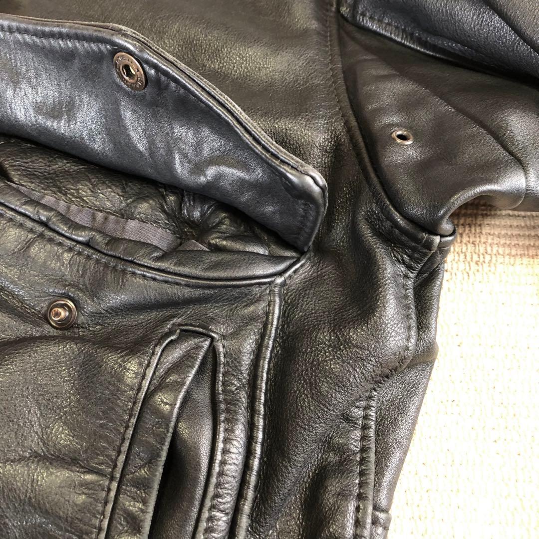 WINCH KIABI レザーフライトジャケット G-1 A-2 牛革 ライナー