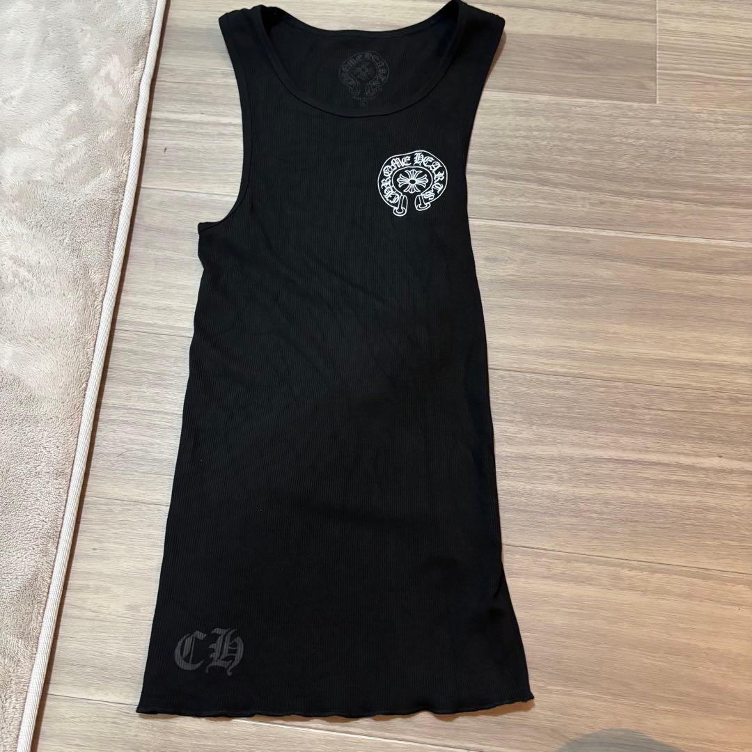 Z*Ø様 クロムハーツ ブラック タンクトップ Lサイズ