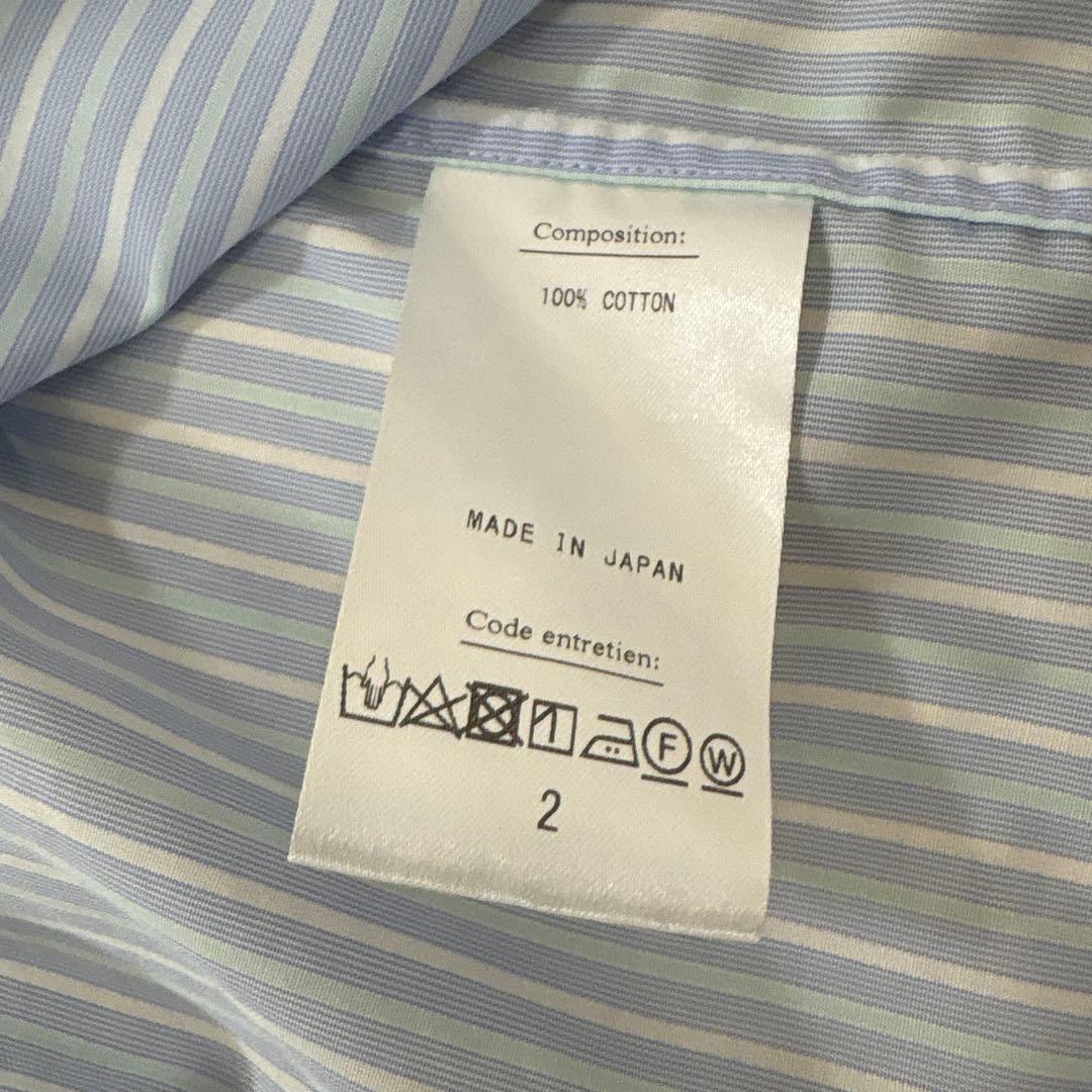 トップス a.pressee Regular Collar Shirt stripe