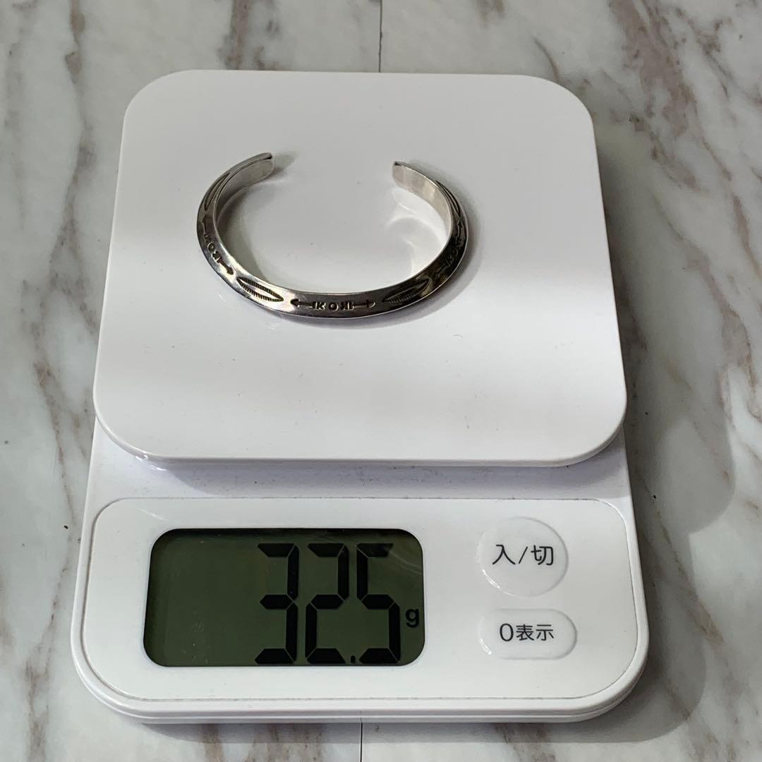 Herman Smith トライアングルバングル 刻印 navajo スタンプ