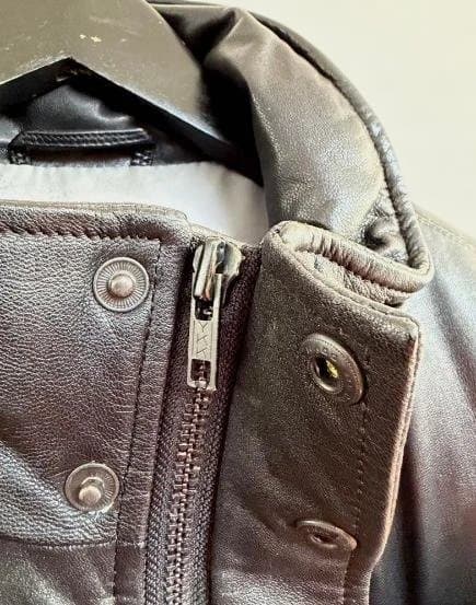 K*H様 80s エディーバウアー レザー ダウンジャケット L ブラック