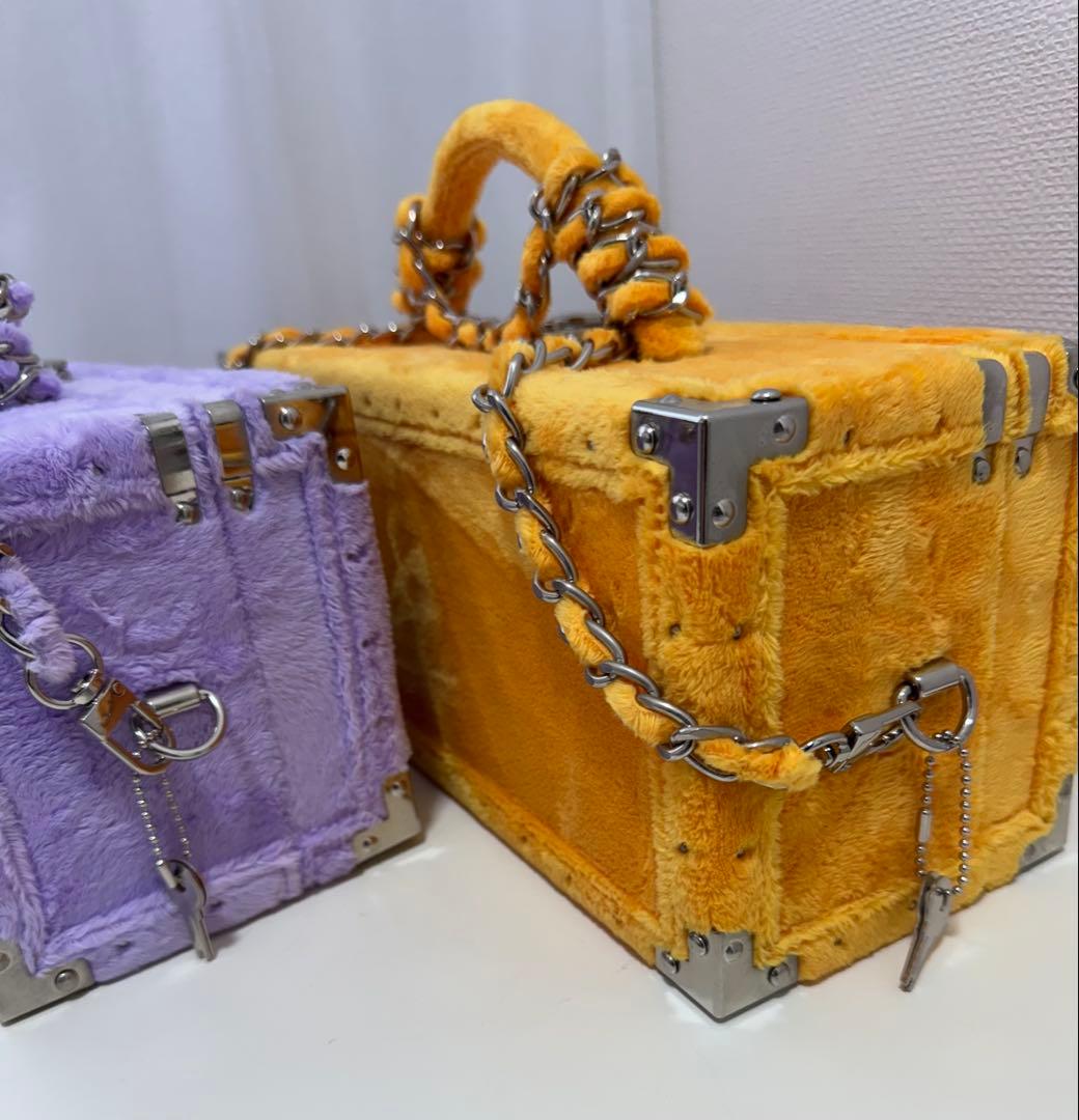 Angel エンジェル シャンパン ハロウィン限定 ファー 空箱 オレンジ 紫