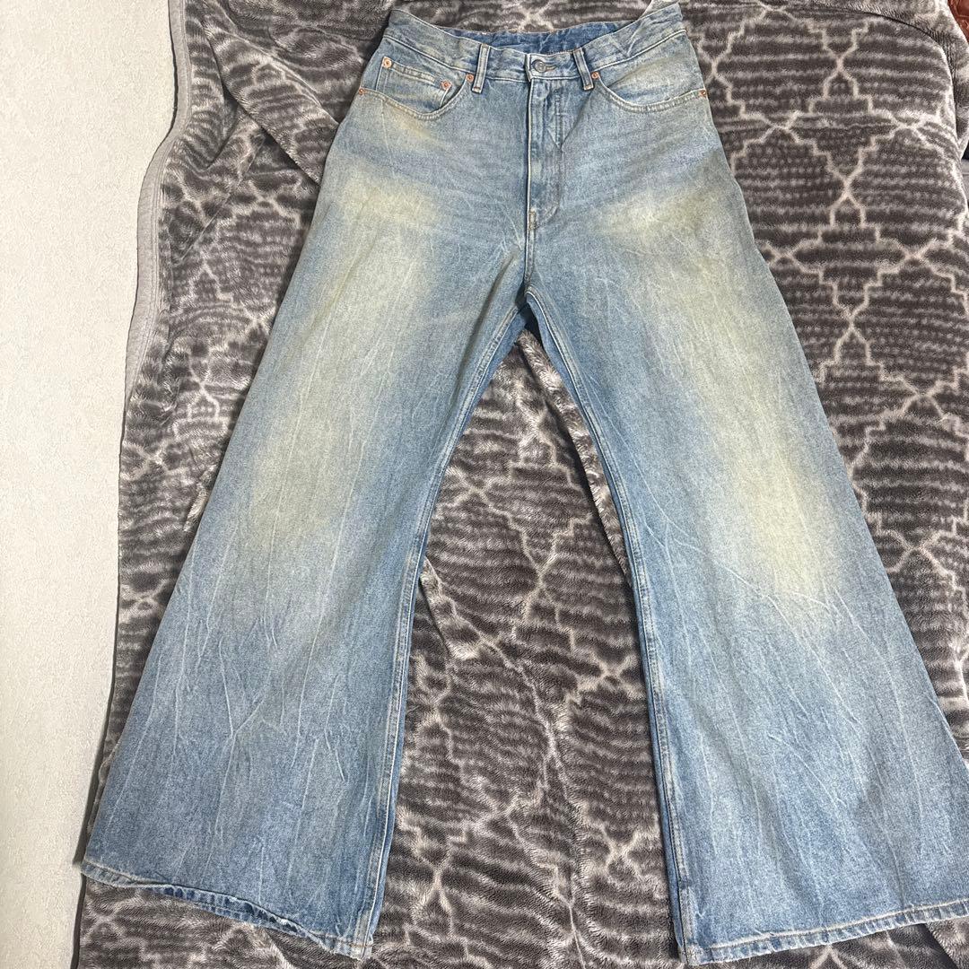 mm6 Maison Margiela ハイライズ ワイドジーンズ