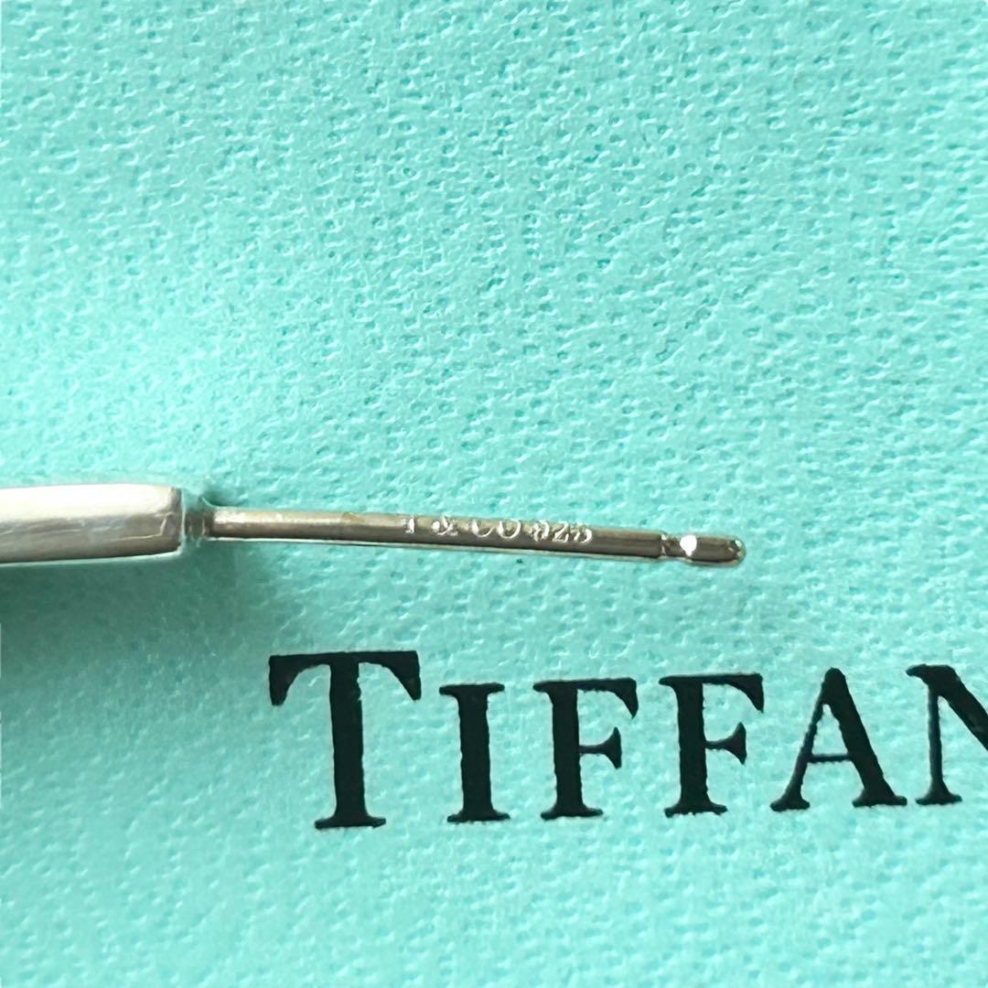 【極美品】ティファニー　ナロー　フープピアス　SV925 袋箱付き