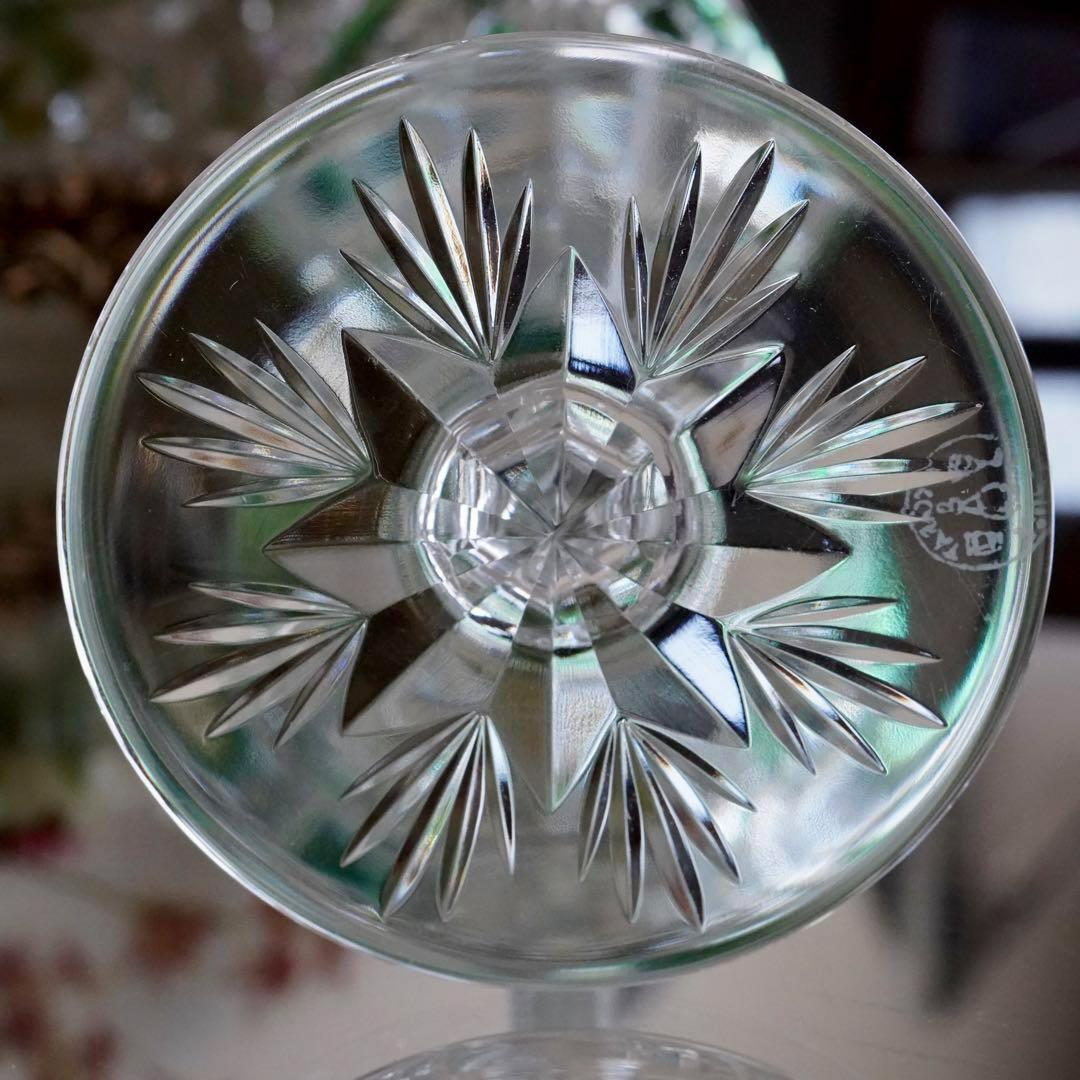 極希少美品オールドバカラBACCARATラグニー★グリーン レーマーワイングラス