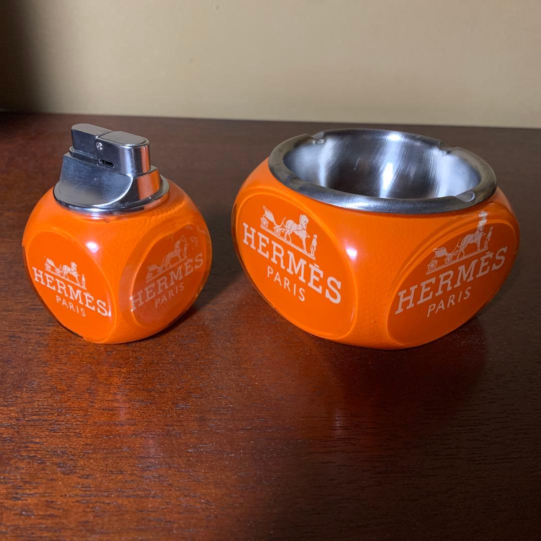 HERMES 灰皿とライター