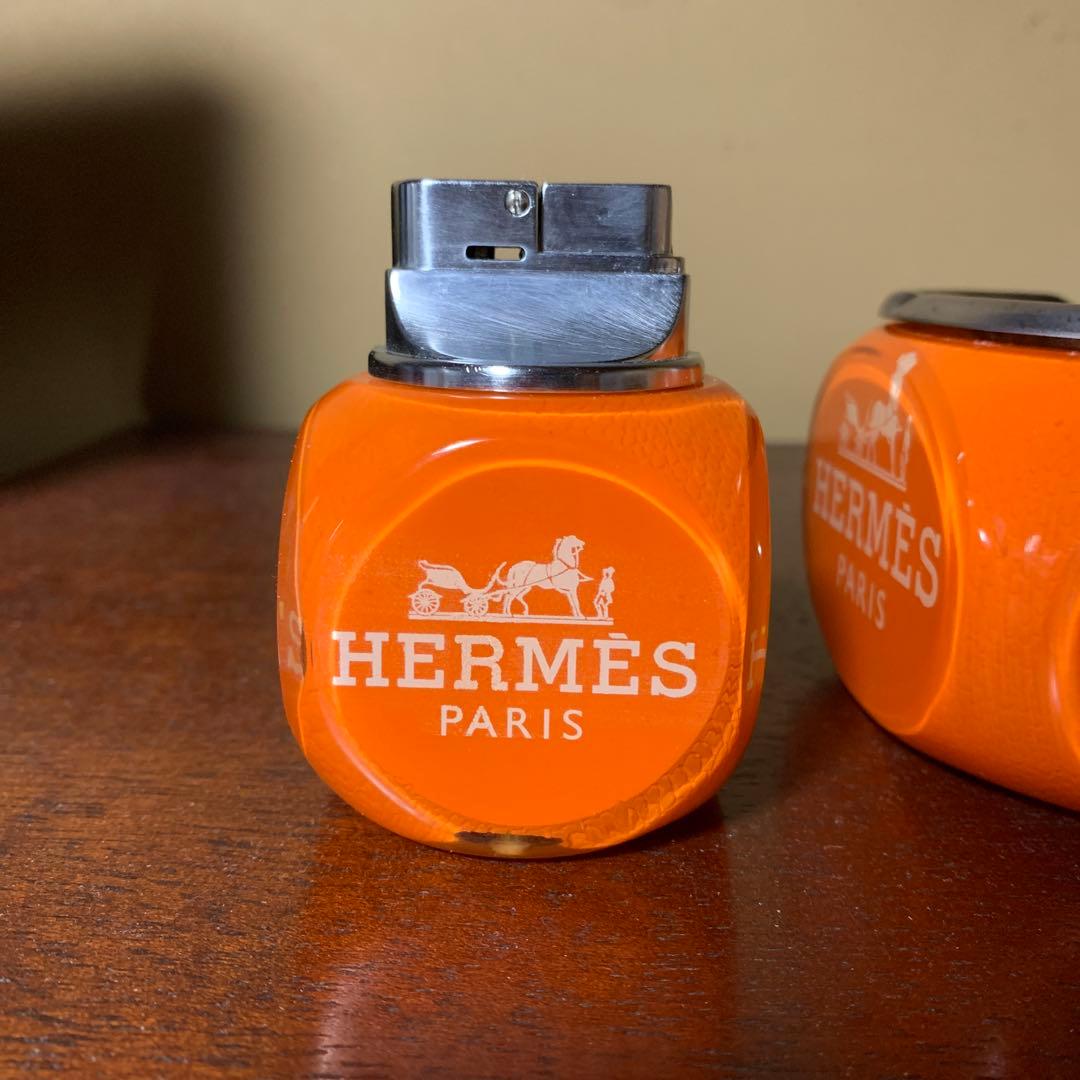 HERMES 灰皿とライター