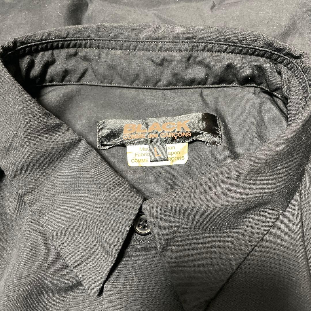 BLACK COMME des GARCONS 19AW ベルテッドシャツ L