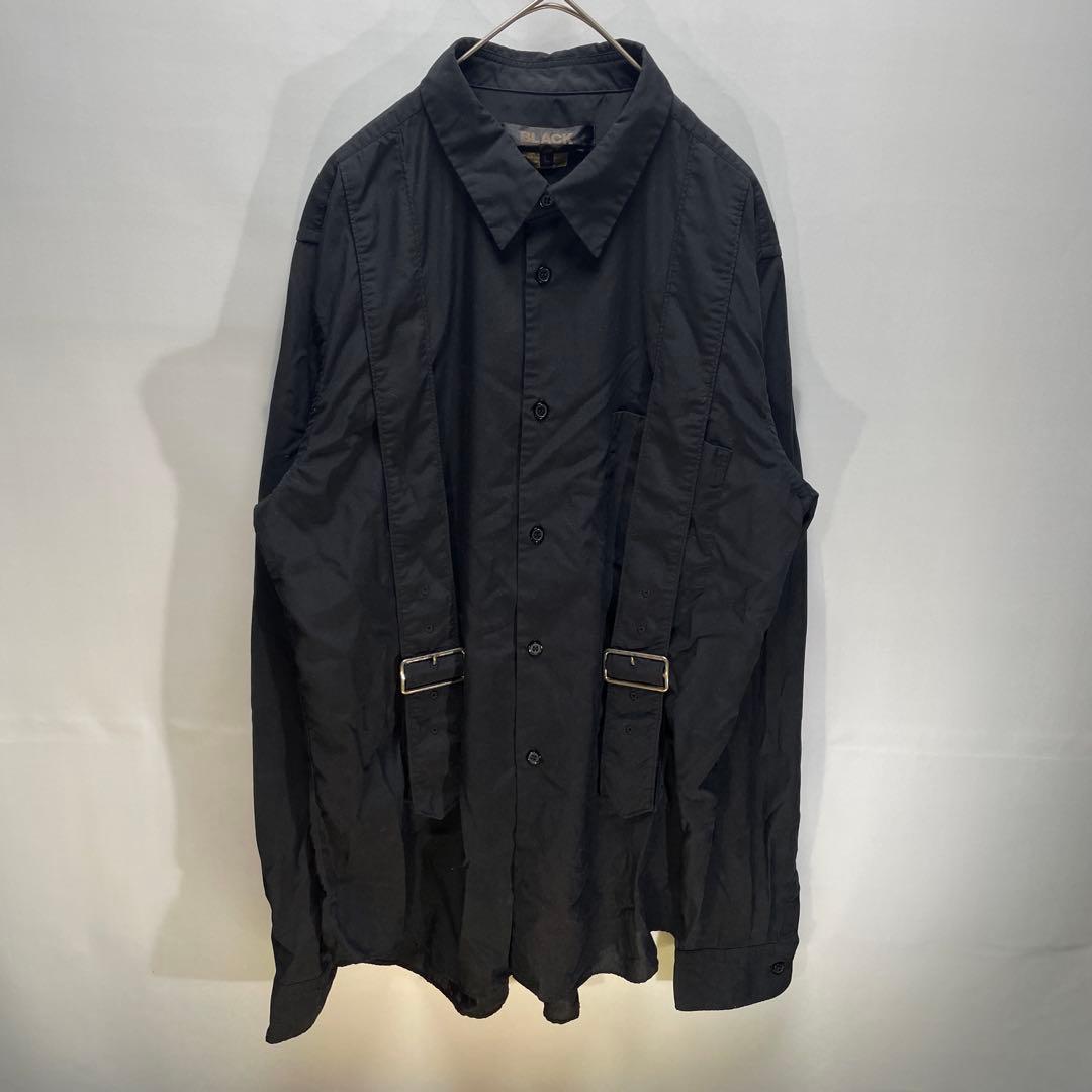 BLACK COMME des GARCONS 19AW ベルテッドシャツ L