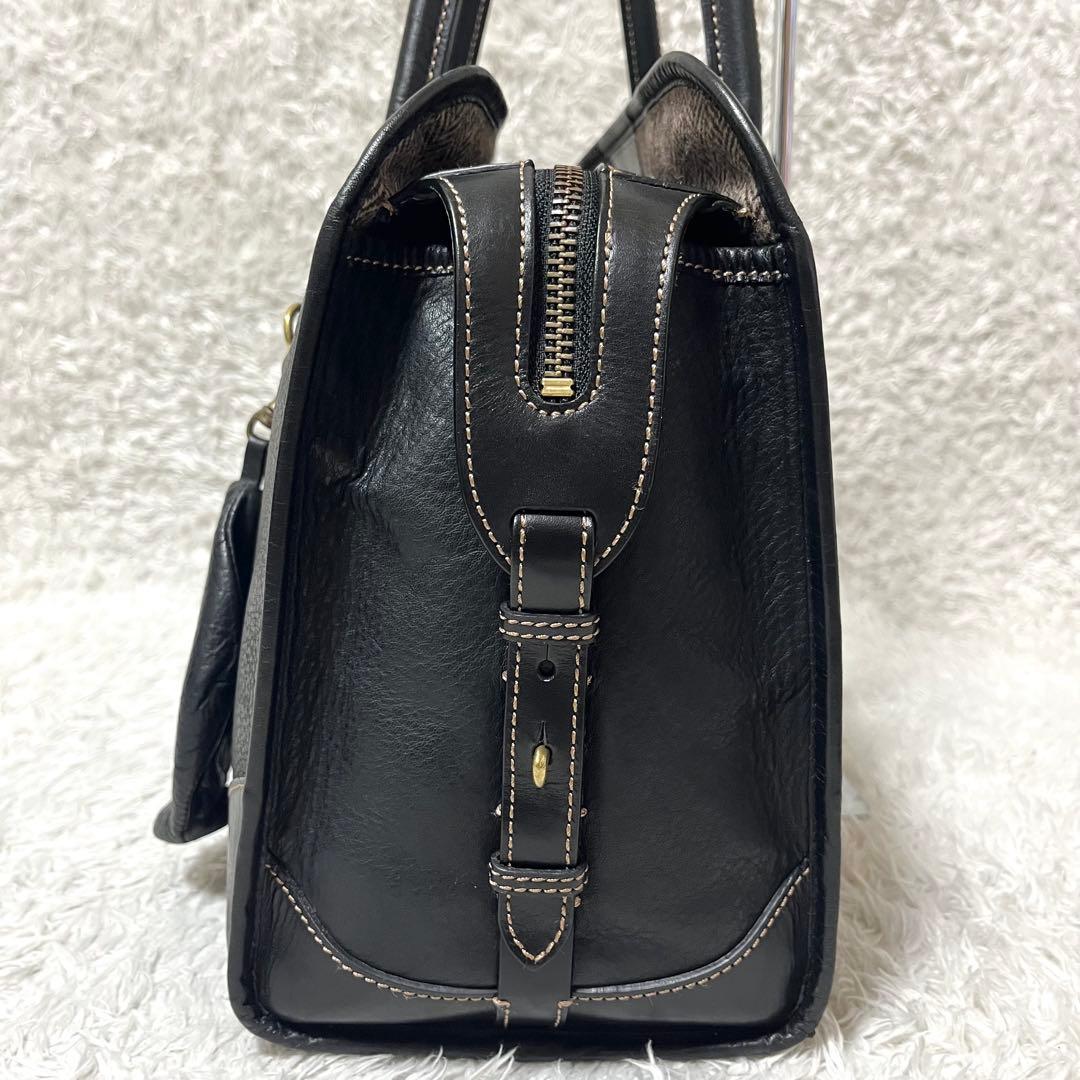 ✨希少✨ ソメスサドル トートバッグ ステッチ オールレザー 黒