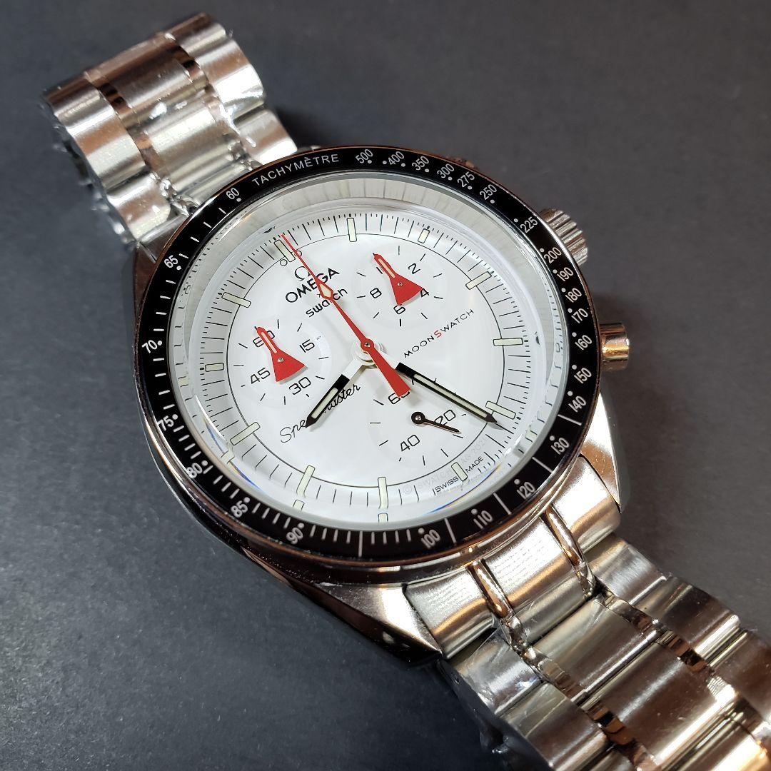 【正規品カスタム】OMEGA×Swatch MARS マーズ オメガスウォッチ