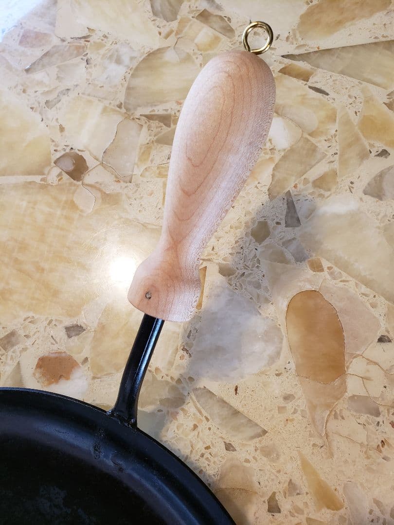 最終価格※タキビズム※鉄製フライパン 木製ハンドル　美品♪