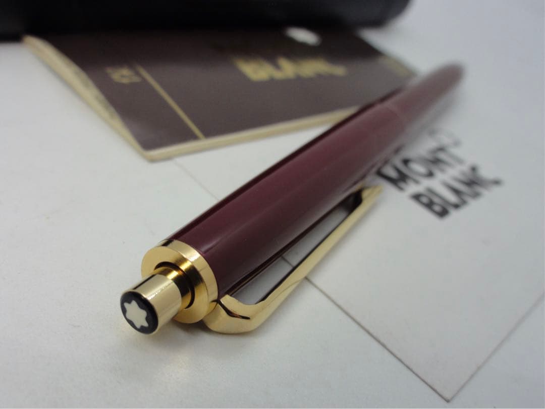 ⭐️モンブラン⭐️稀少なボルドーの名品最高の形❗️⭐️No350メカニカルペンソル⭐️