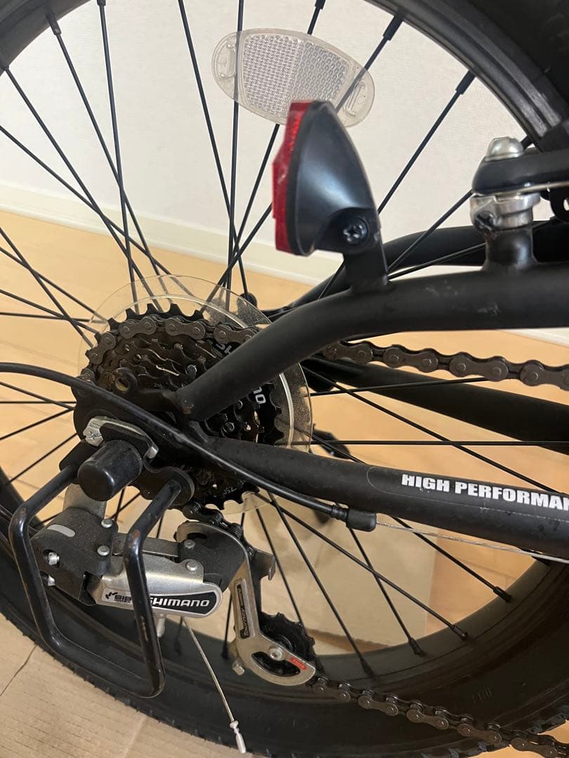 KYUZO KZ-110 20インチ折りたたみ自転車　カゴ付き