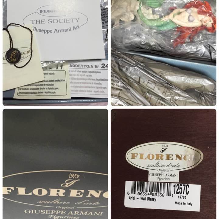 【レア】フローレンス社製 ジュゼッペアルマーニ作 「リトルマーメイド」1257C